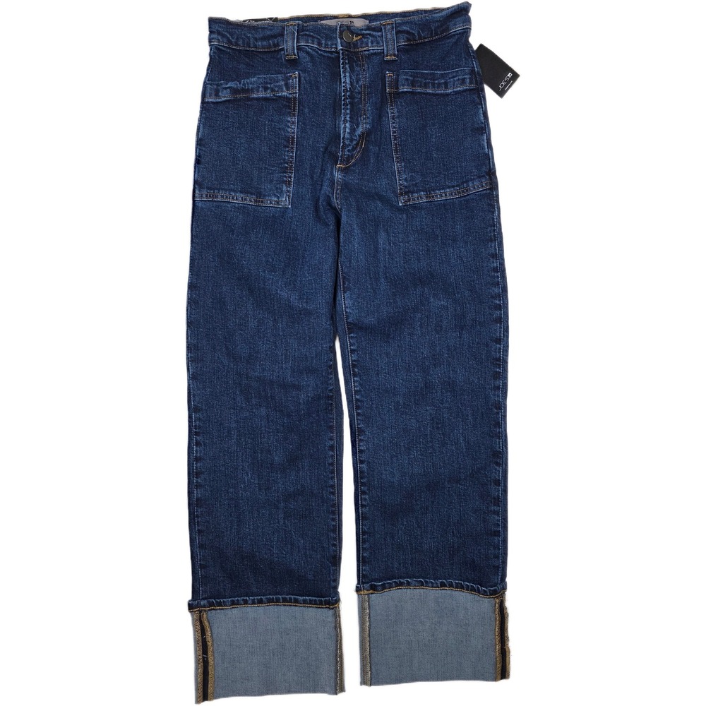 Joe's Jeans Women's Valentina High Rise Wide-Leg Crop Jeans - Picture 6 of 10